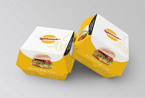 Hộp giấy đựng bánh hamburger
